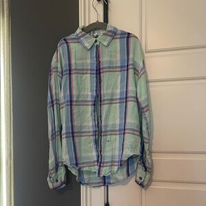 SO Kids Pastel Plaid Flannel
